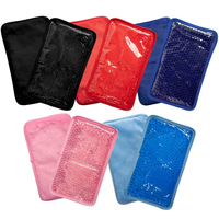 Packs de thérapie personnalisables en gel PVC avec support en peluche, chauds ou froids, pour le soulagement de la douleur et la récupération musculaire