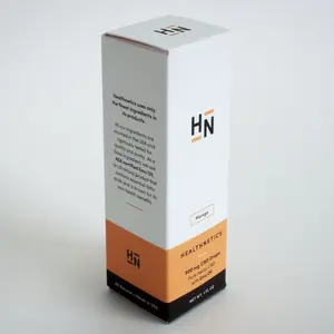 Benutzer definierte Druckpapier karte Kosmetische Hautpflege Hautpflege Schönheits produkt White Card Papier Falt schachteln Retail Packaging Box