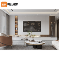 Meuble TV mural moderne de luxe en bois écologique pour salon, chambre, hôtel, appartement, salle à manger, usage domestique personnalisé