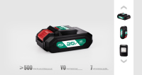 Batterie de perceuse sans fil 20V compatible 1500MAH, batterie d'outil électrique rechargeable, batteries de remplacement