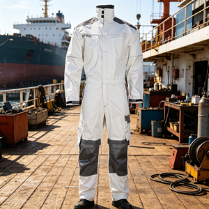 Vêtements de travail monopièces antistatiques et ignifuges pour chantiers navals, ports et sidérurgie, <span class=keywords><strong>anti</strong></span>-brûlure, vêtements de protection du travail - Product Image 4