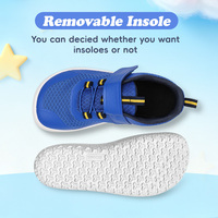 Personnalisé Garçons Filles Marche Courir Respirant Maille Éclairée Haut Enfants Baskets Minimalistes Zéro Goutte Large Boîte Pieds Nus Chaussures