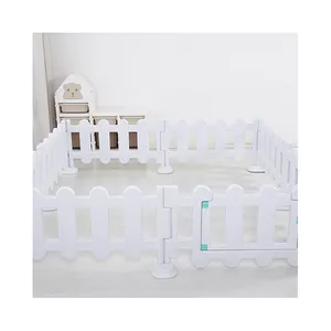 Пластиковый белый игровой забор из ПЭ уличный мягкий игровой детский манеж для ребенка