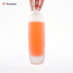 Glaçage vide personnalisé 500ml Bouteilles <span class=keywords><strong>en</strong></span> verre de vin bon marché Bouteille <span class=keywords><strong>en</strong></span> verre de vin de glace avec joint à vis - Product Image 3