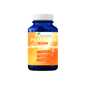 Capsules de potassium très vendues pour le soutien de la santé cardiaque et l'équilibre électrolytique - Gluconate de potassium - Product Image 1