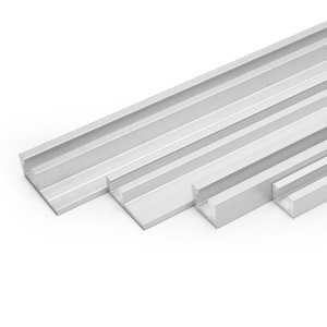 Aluminum Profiles 6063 Alloy 6*9U 8*11F 8*21F Type Industrial Mounting Rails Anodized Surface Treatment - Product Image 1