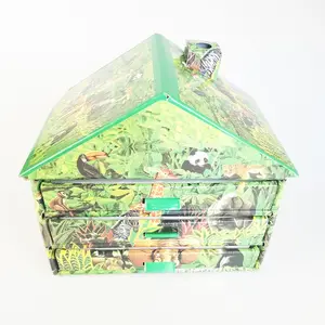 Hot sale rumah berbentuk kotak warna paket set seni anak-anak menggambar kualitas tinggi set seni