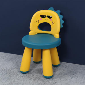 Tabouret enfant dinosaure SMDI de haute qualité, chaise de maternelle en plastique, chaise enfant en plastique motif dinosaure - Product Image 3