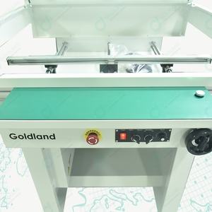 Transportador de PCB Goldland 500BCV460DC de 0.5M con cubierta antipolvo para línea de producción SMT - Product Image 3