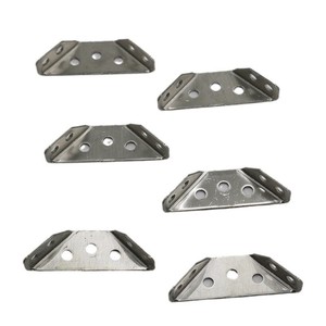 Support d'angle multifonctionnel en acier inoxydable pour étagère de meuble, accessoire de quincaillerie durable - Product Image 2