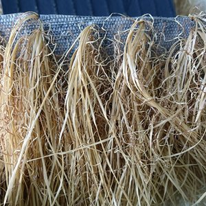 Ritardante di fiamma <span class=keywords><strong>prato</strong></span> di simulazione per la spiaggia Ready Made merci di paglia artificiale per le vendite calde paesaggio erba sintetica per il tetto - Product Image 4