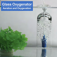 Diffuseur d'air pour aquarium en verre, diffuseur d'air écologique de forme irrégulière, décoration de réservoir, dispositif à haute teneur en oxygène dissous pour aquarium