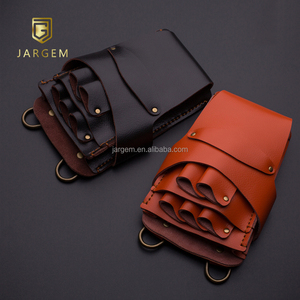 Bajo MOQ Tijeras para el cabello Bolsa Personalizada Tijeras para el cabello Funda Cuero Herramientas para peinar el cabello Bolsas - Product Image 1