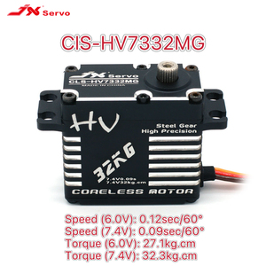 CLS-HV7332MG 32kg 0.09seg/60. Engranaje de Acero de Alta Resistencia sin Núcleo, Totalmente Digital, para Coche RC 1/5, Robot, Dron - Product Image 2