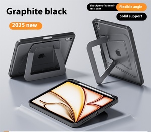 Étuis et housses pour tablettes, <span class=keywords><strong>coque</strong></span> plate de protection en alliage d'aluminium pour <span class=keywords><strong>iPad</strong></span> Air4/5/6, étui Fulcrum avec emplacement pour stylet, support métallique pliable <span class=keywords><strong>Pro</strong></span> - Product Image 6