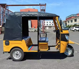 Tricycle <span class=keywords><strong>pas</strong></span> <span class=keywords><strong>cher</strong></span> à carrosserie ouverte, tuk-tuk à 3 roues motorisé à essence avec moteur de 200 cm3 refroidi par air, 6 places pour le transport en ville - Product Image 3