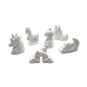Kits de figurines de plâtre, fée et licorne, bricolage artisanal, coloriage, figurines - Product Image 6