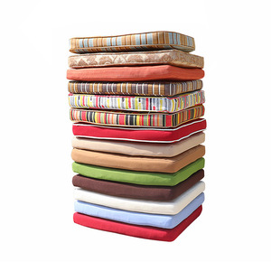 Coussin de chaise d'extérieur carré 100% polyester imperméable lavable en machine pour une utilisation en camping toute saison - Product Image 4