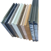Panneaux alvéolaires légers en aluminium 0.50T pour décoration murale intérieure pour douches de salle de sport toilettes écoles Villas