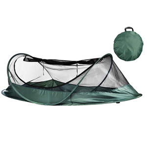 Tente de camping individuelle pliable et imperméable en polyester pour la randonnée en plein air, avec <span class=keywords><strong>moustiquaire</strong></span> intégrée – Offre spéciale - Product Image 4