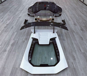 Cubierta de parachoques trasero para coche amborghini urricane 580 L610, kit de carrocería de calidad semirfibra de carbono estilo P - Product Image 4