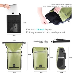 Rhino walk <span class=keywords><strong>Rear</strong></span> <span class=keywords><strong>Bike</strong></span> Packt asche für Rennräder und Fahrrad träger rucksäcke - Product Image 3