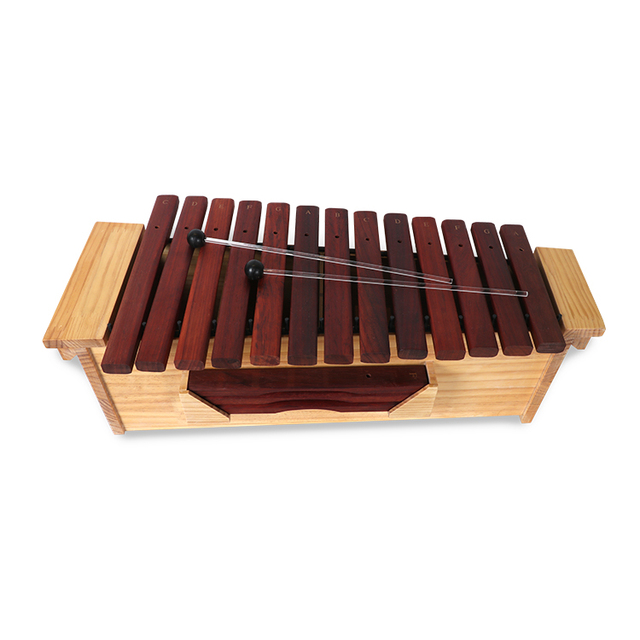 Large 15 Tone Orff Bass Wood Music Instrument Big Xylophone