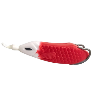 Nuova Esca in Silicone a Forma di Rana Multicolore con Doppio Amo, Esca Morbida per Pesca - Product Image 1