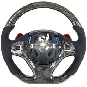 Volante de Fibra de Carbono para <span class=keywords><strong>BMW</strong></span> G M1 M2 M3 M4 <span class=keywords><strong>M5</strong></span> M6 M340i CSL GTS F82 F80 F87 F90 G80 G82 F30 Toyota A90 Gr Mk4 Mk5 G80 - Product Image 6