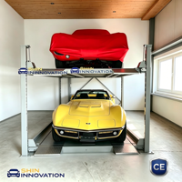 Système de stationnement de véhicules à deux niveaux certifié CE, élévateur hydraulique pour garage domestique