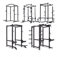 Machine de musculation multifonctionnelle en métal pour entraînement croisé, squats, développés couchés, équipement de fitness domestique et commercial, capacité 500 kg