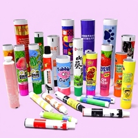 Tube d'emballage léger en aluminium-plastique pour chewing-gum, diamètre 12,7-35 mm, bouchon à vis, graphisme personnalisé, protection UV, cosmétique et soins personnels