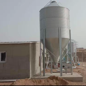 Mangeoire pour animaux Petits silos Bacs d'alimentation pour poulets de chair Mangeoire pour volaille en acier galvanisé Silo Auge automatique Poulet Cochon - Product Image 6