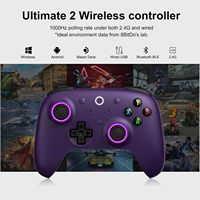 Nouvelle station de charge pour manette de jeu sans fil 8BitDo Ultimate 2, 2.4G, manette de jeu violette pour Switch, Windows PC, Switch Pro Controller