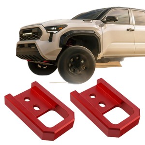 Ganchos de Remolque para Toyota Tacoma y 4Runner 2024-2026, Acero al Carbono, Rojo y Negro, TCG001 - Product Image 1