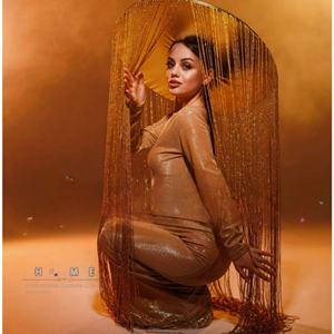 قبعة شبكية صيفية للحفلات بتصميم إمبراطوري مع شراشيب للبالغين كإكسسوار للعروض وخلق أجواء تفاعلية - Product Image 4