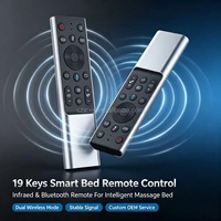 Control Remoto Infrarrojo de 19 Teclas JCXK de Aleación de Aluminio para Cama de Masaje Inteligente, OEM ODM Personalizado