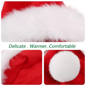 Fournitures de décoration de Noël en gros, chapeaux de Noël avec lumières, Gorra De Navidad, Weihnachten, chapeau du Père Noël, décorations de Noël - Product Image 2