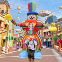 Costume de Clown Gonflable de 3/3,5 m de Haut, Idéal pour les Défilés de Carnaval et la Décoration de Festivals