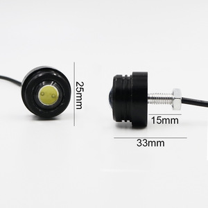 Luces diurnas para coche, intermitentes, luces modificadas para coche, luces para matrícula de motocicleta, luces de alta luminosidad de 23 mm tipo ojo de águila. - Product Image 3