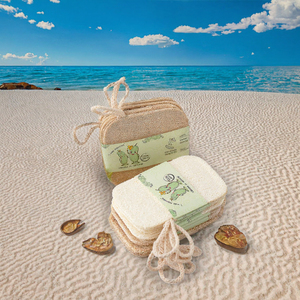 100% Tự Nhiên Phân Hủy Sinh Học Hữu Cơ Món Ăn Luffa Tắm Tẩy Tế Bào Chết Loofah Miếng Bọt Biển Miếng Đệm Nhà Bếp Làm Sạch Cọ Rửa Miếng Đệm - Product Image 2