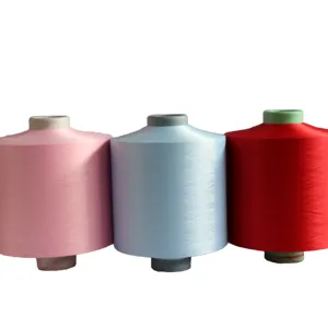Nhà máy cung cấp 100% polyester hấp sợi không có mô-men xoắn dty với ống nhựa