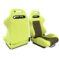 Sièges de course personnalisés en usine, sièges Recaro lx Classic en tissu tricoté, sièges de course en daim, sièges Recaro d'origine pour voiture