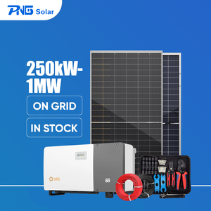 Sistema de Energía Solar Conectado a la Red de 500KW 1MW 2MW, Paquete Completo con Inversor de Cadena Growatt Solis para Uso Comercial - Product Image 2