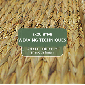 Meilleur vendeur Rec jacinthe tissé plateau couleur naturelle maison et cuisine stockage plateau de service avec poignée - Product Image 6