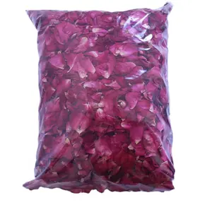 100% Großhandel natürliche getrocknete Rosenblüten burgunder rot rosa weiße Rosenblüten Blumen konfetti für Hochzeit zum Bad