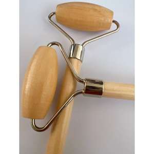 Masseur facial en bois pour sculpter le visage, modèle 2024, avec commande manuelle filaire pour soulager les douleurs musculaires et rouleau en bois - Product Image 1