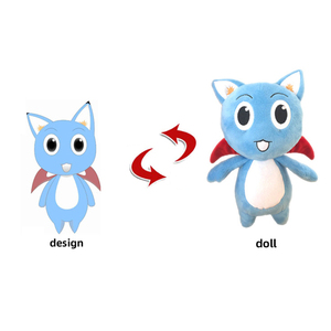 MOQ bajo tamaño personalizado peluche Anime Plushie figura separable y decoraciones personalizado de pie o sentado postura muñeco de peluche para regalo - Product Image 3