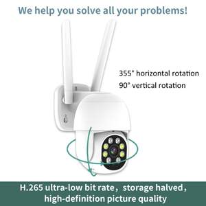 4MP图雅wi-fi PTZ IP摄像机运动检测，用于带夜视的室内室外闭路电视安全摄像机 - Product Image 4