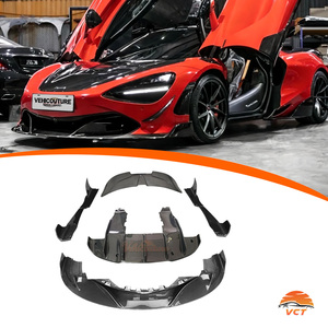 Piezas de Fibra de Carbono Seca para Automóviles 720S, Difusor de Parachoques Delantero y Trasero, Alerón, Faldones Laterales para <span class=keywords><strong>McLaren</strong></span> 720S, Kit de Carrocería con Guardabarros Delanteros - Product Image 1